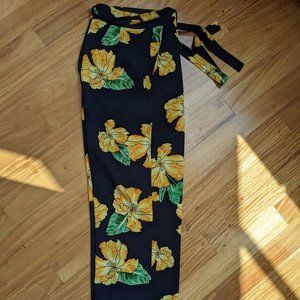 Wideleg Floral Zara Pants